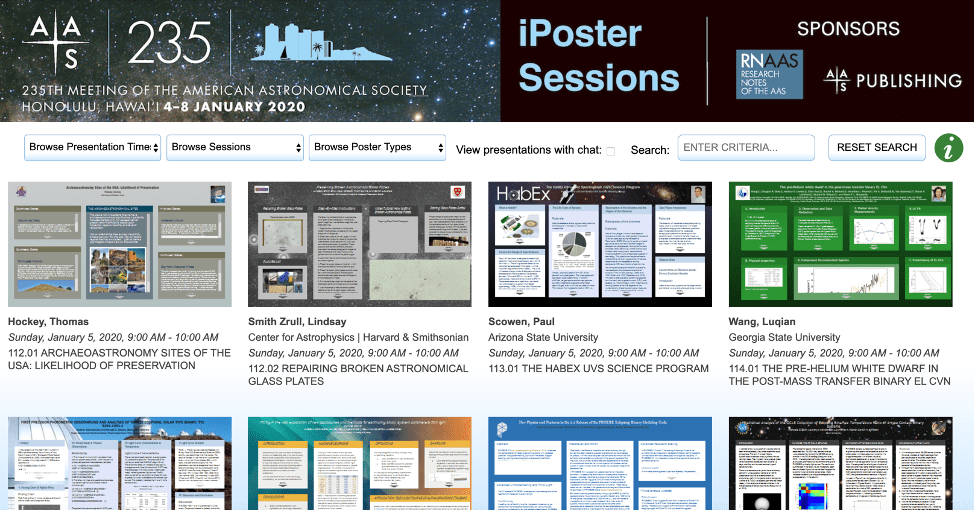 How The Aas Will Organize A Virtual Scientific Conference American Astronomical Society