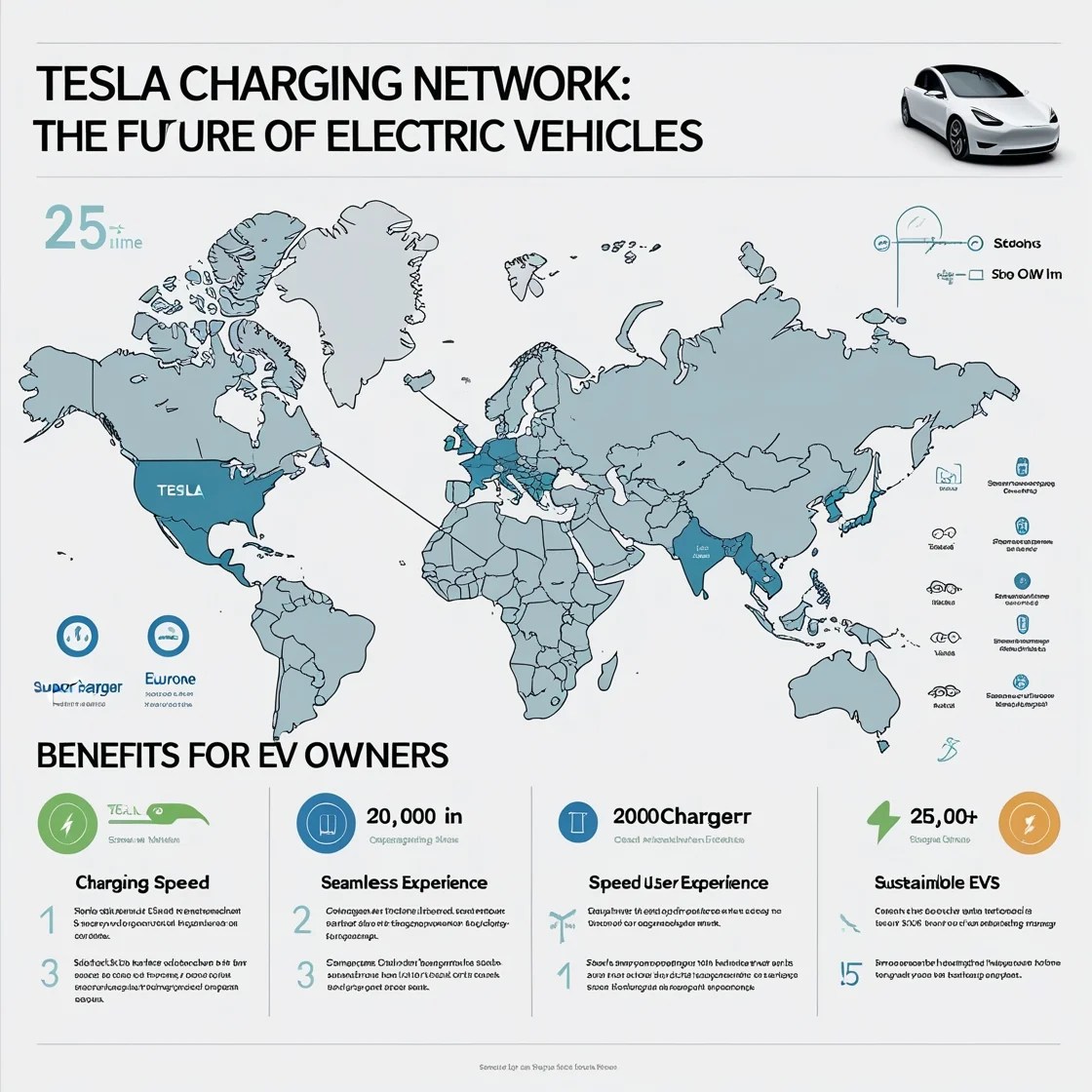 Tesla Charging Network The Power Behind The Future Of Electric Vehicles Tesla Charging Network 1 