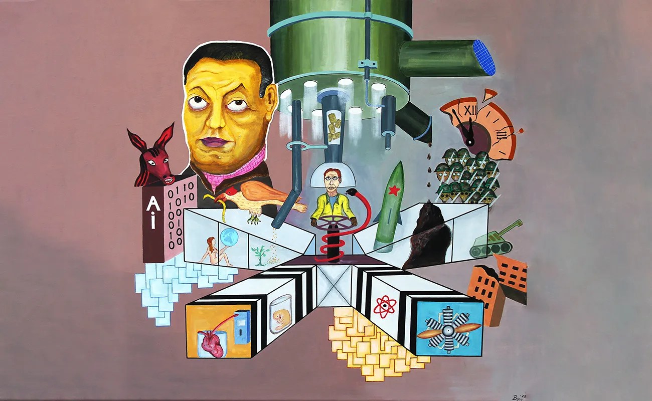Alex Bonsanthy: Bridging Worlds with Geometric Cubism