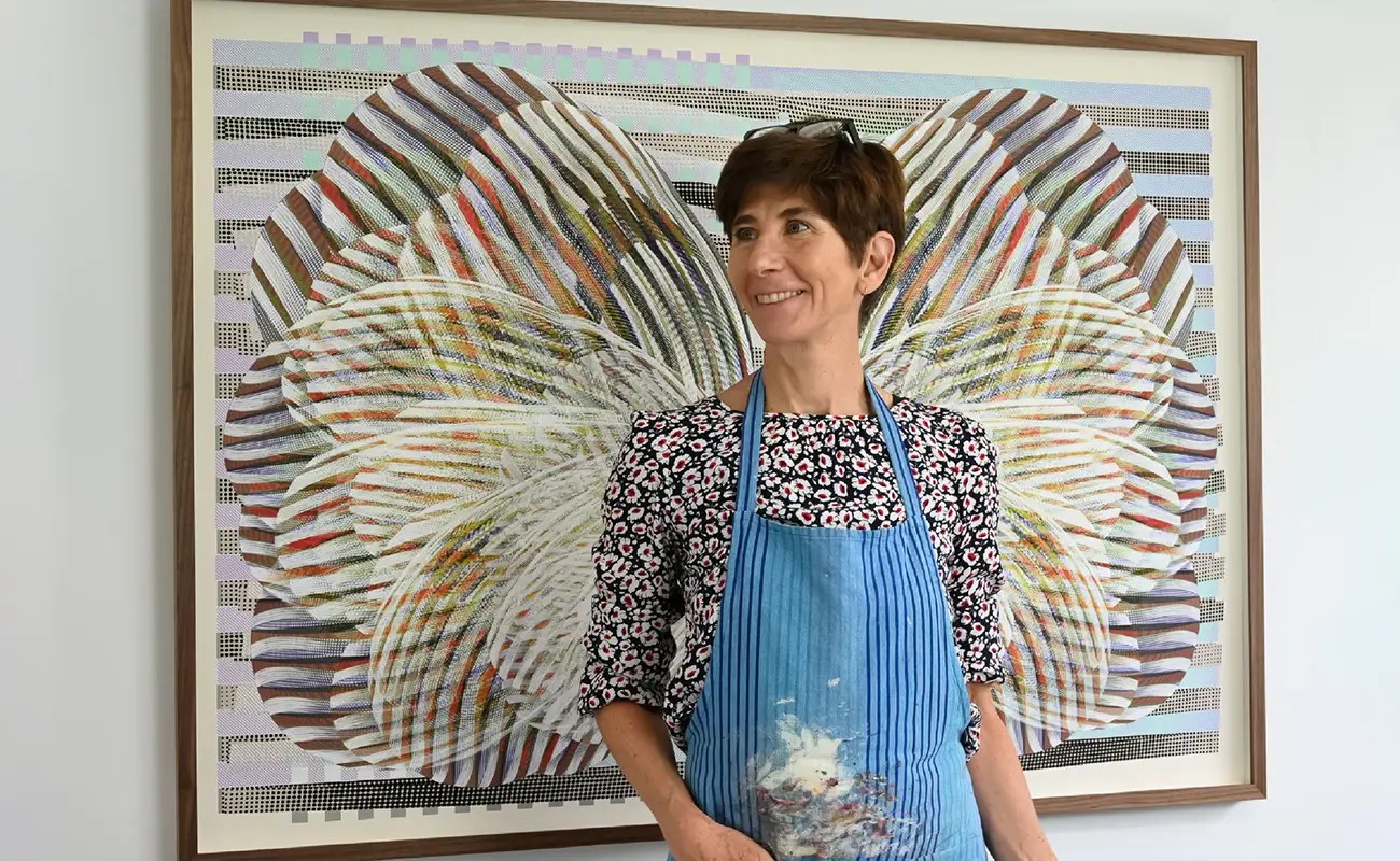 Olga Burkard: Abstract Worlds Born of Thread and Thought