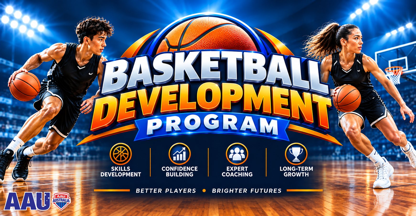 Join the AAU Australia Performance Program and experience the real American basketball training and strength and conditioning.