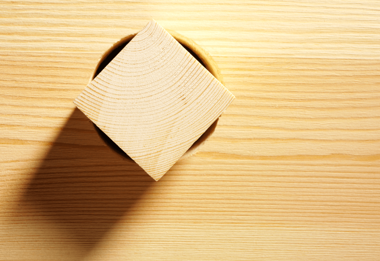square peg