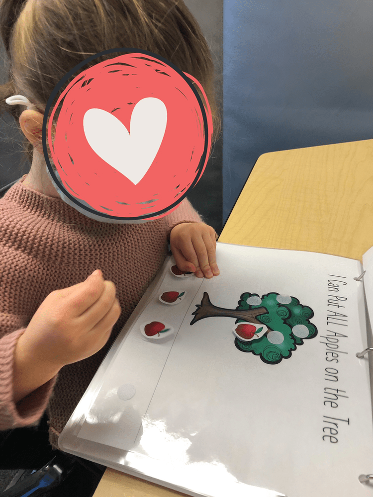preschool busy book goal work
