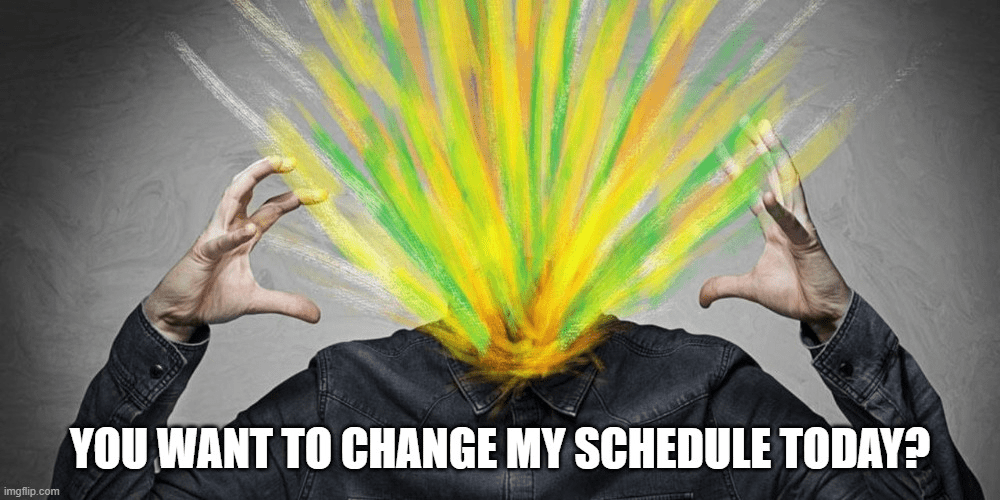 autism schedule change