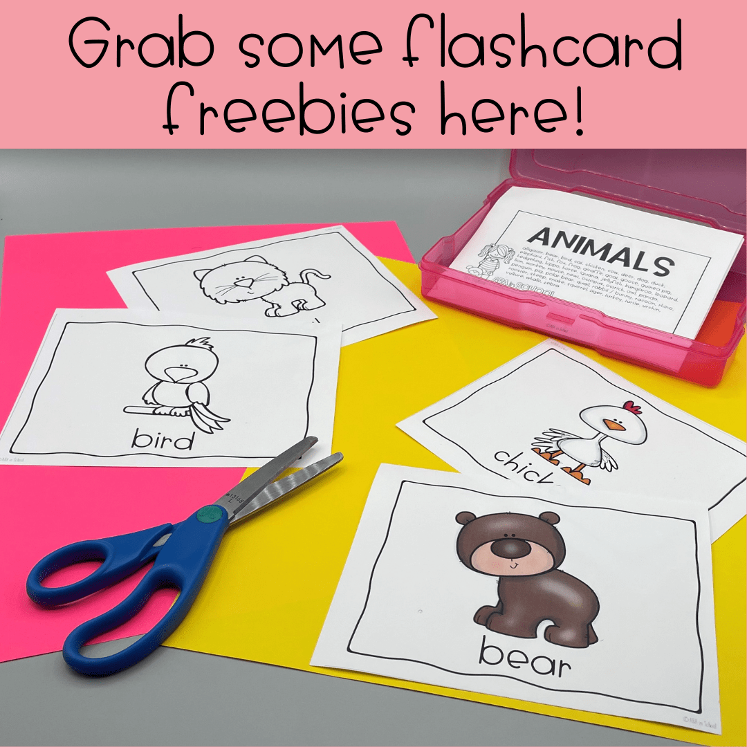 flashcard freebie for language learning
