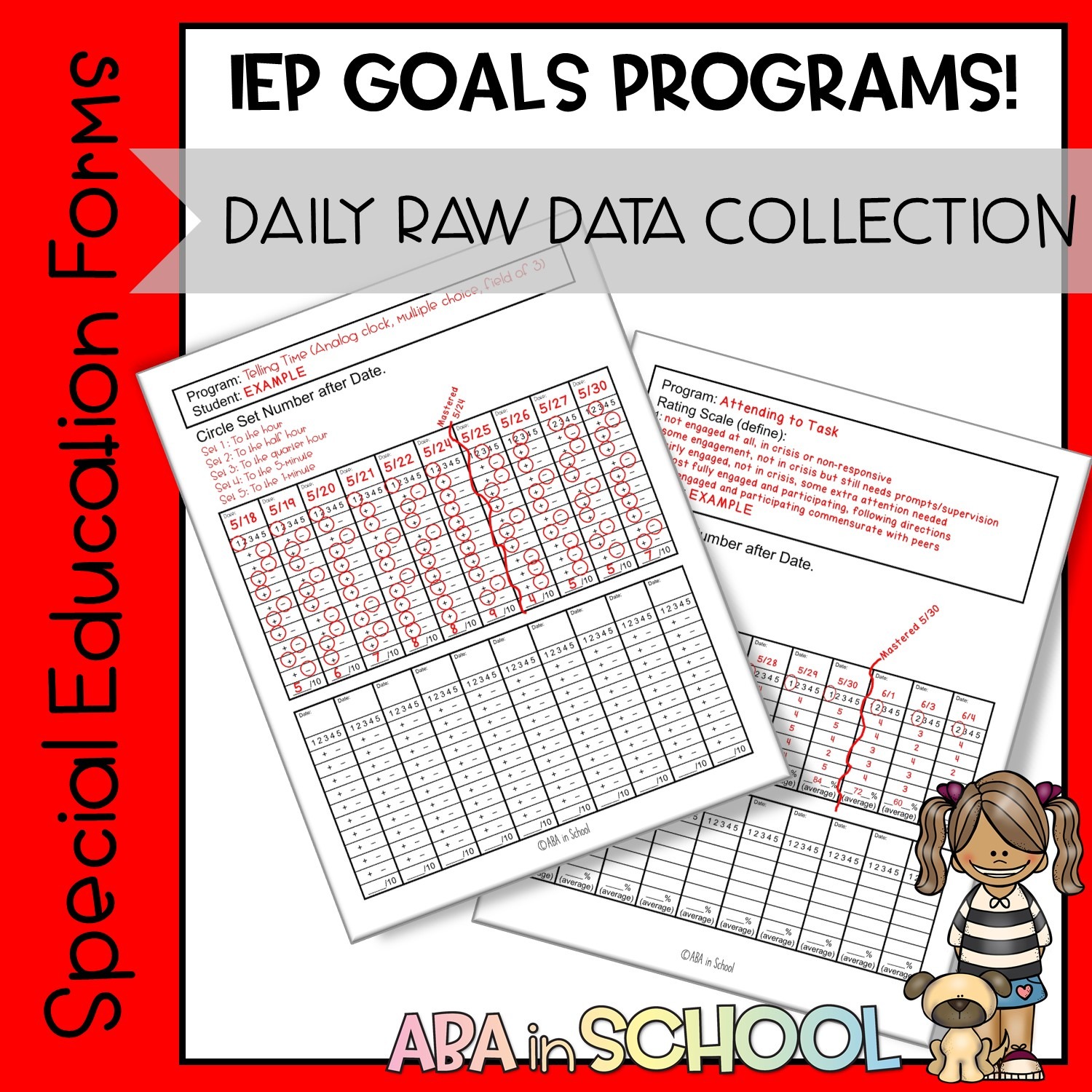 iep data collection forms