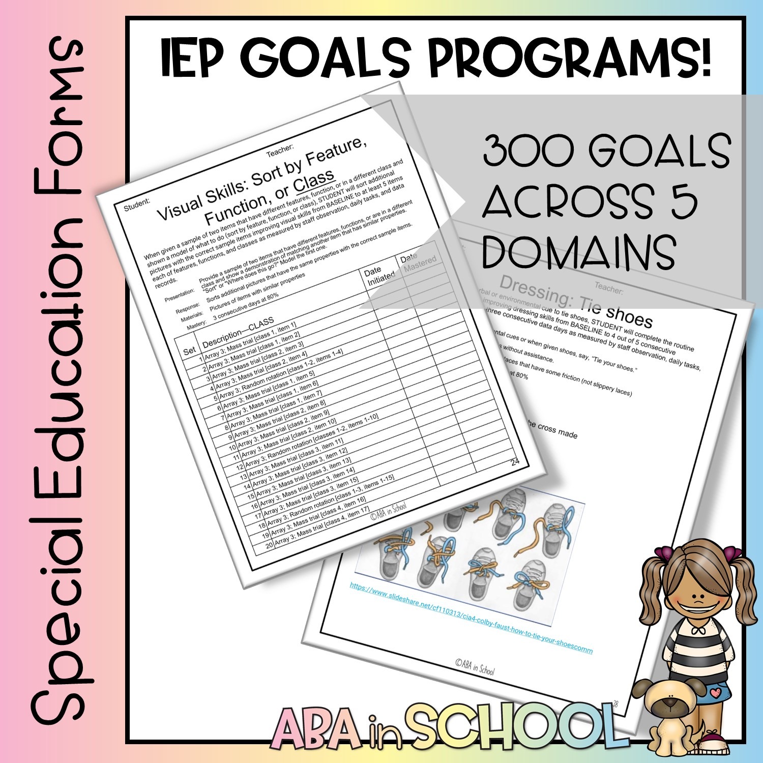 IEP goal bank and programs