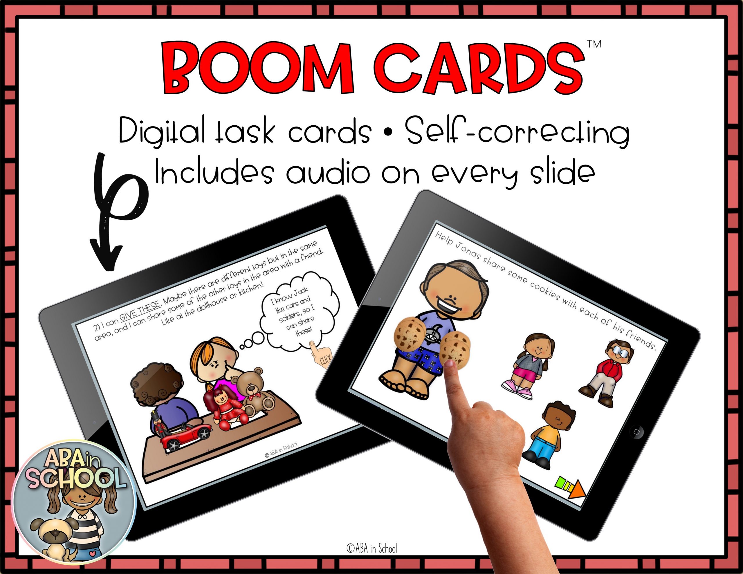 preschool sel share boom cards