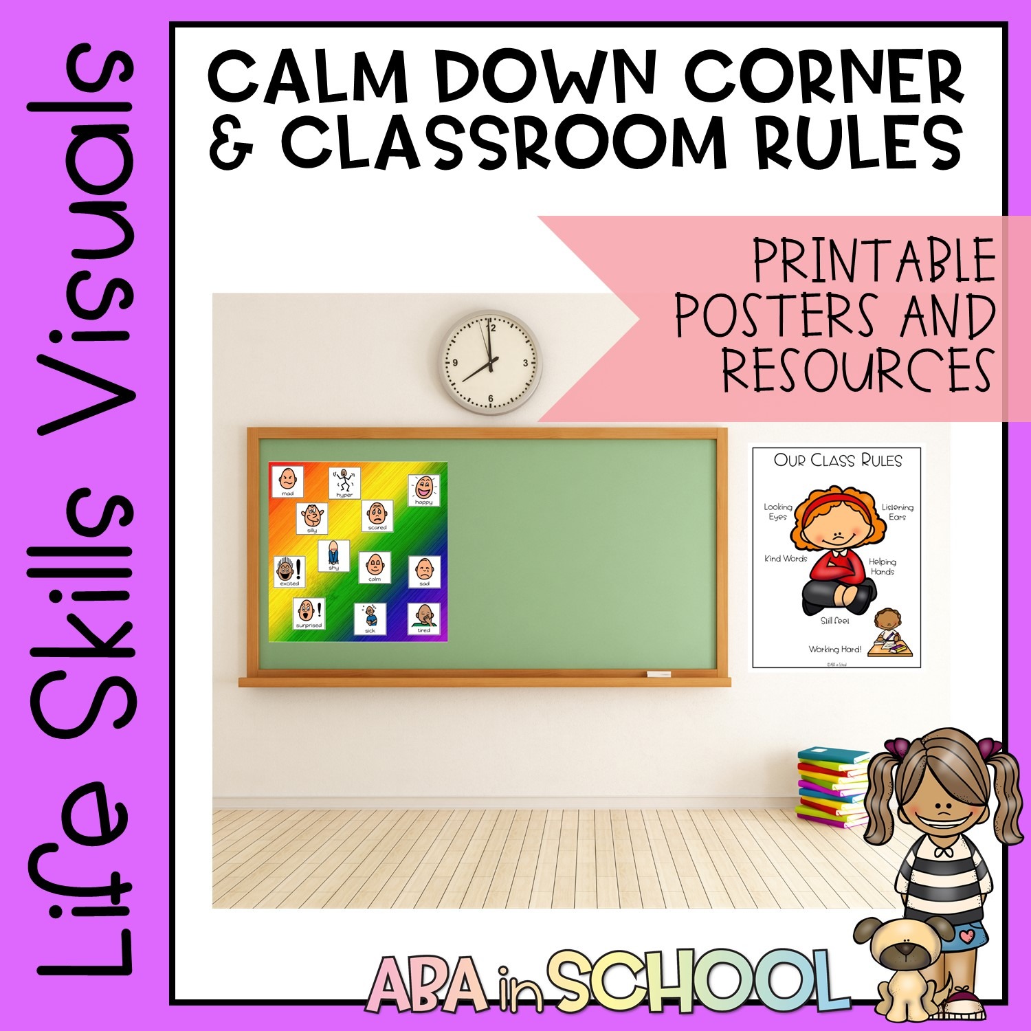 calm down corner visuals