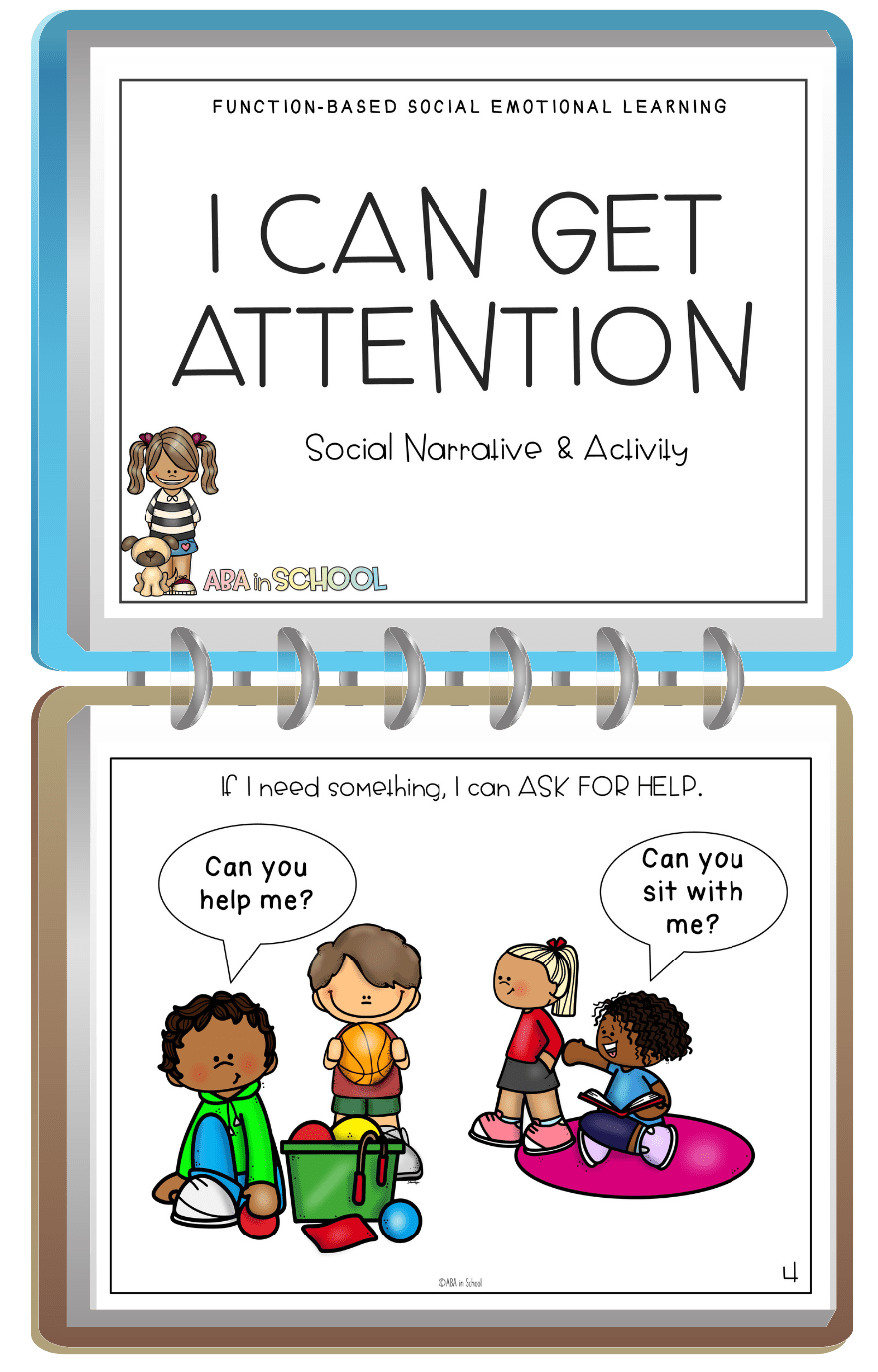 preschool social skills adaptive book