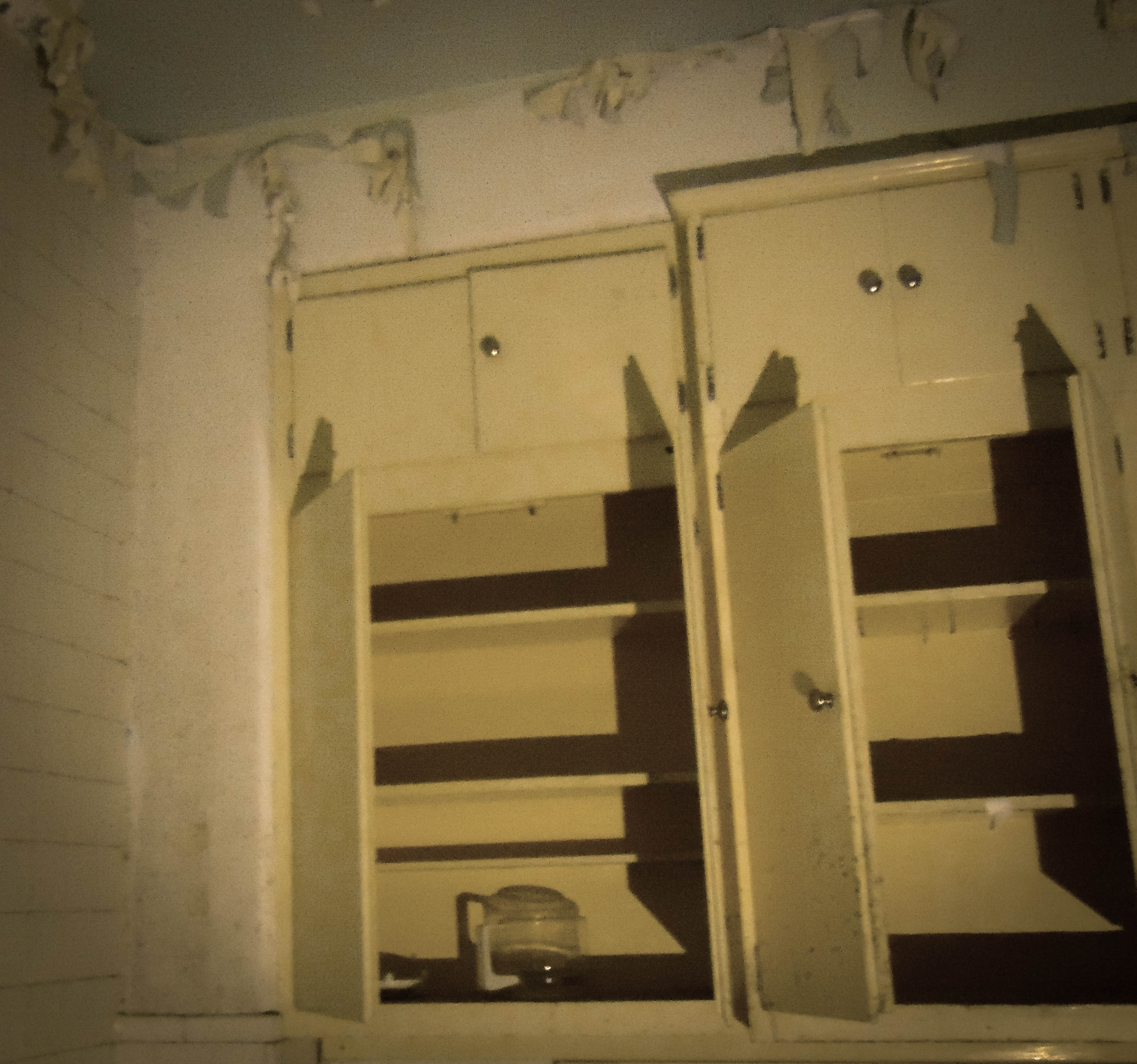 All buildings but one have been demolished. This was right before they were demolished.