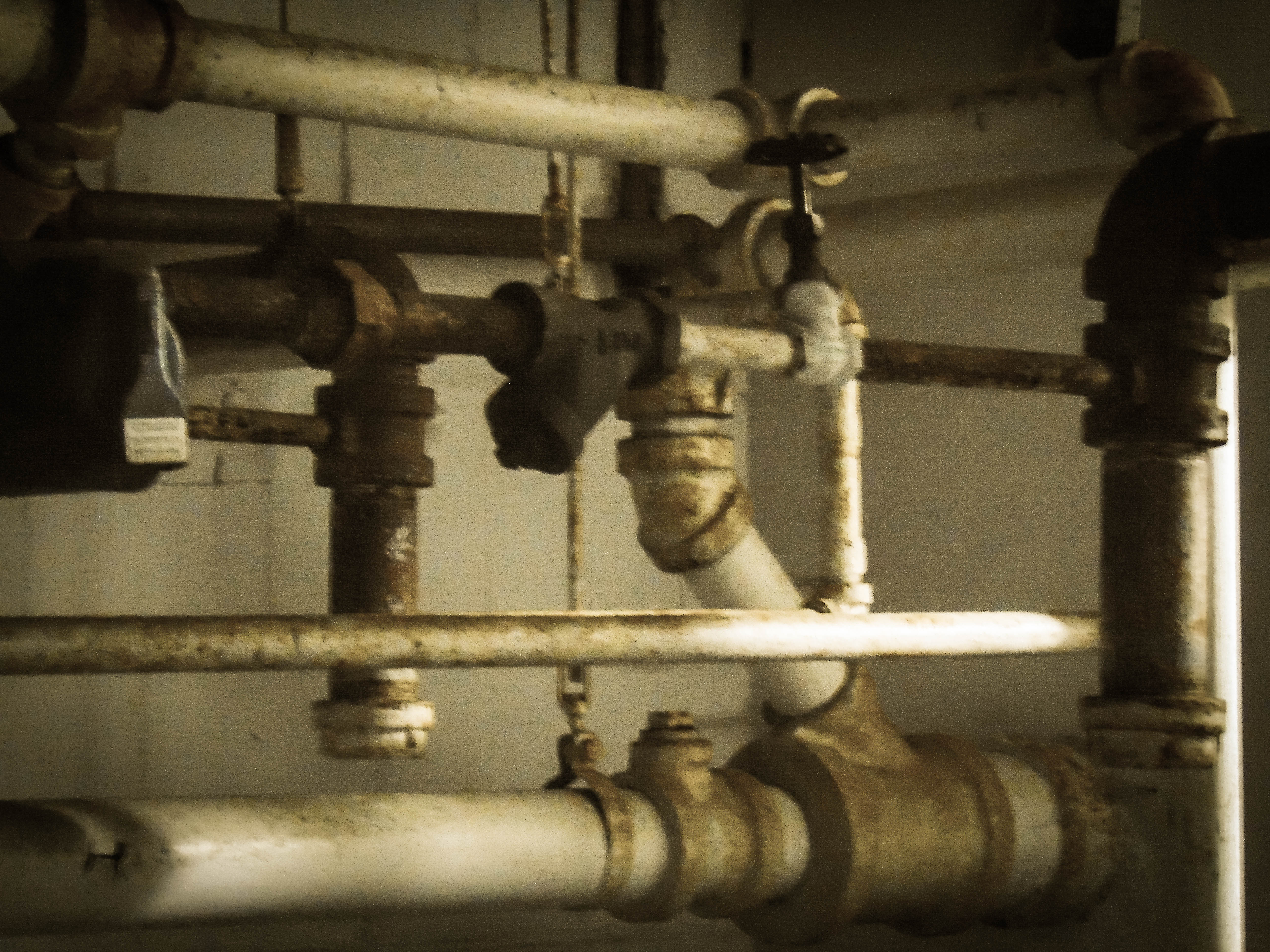 All buildings but one have been demolished. This was right before they were demolished.