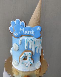 Custom Dog Birthday Cake from A Barkery Unleashed