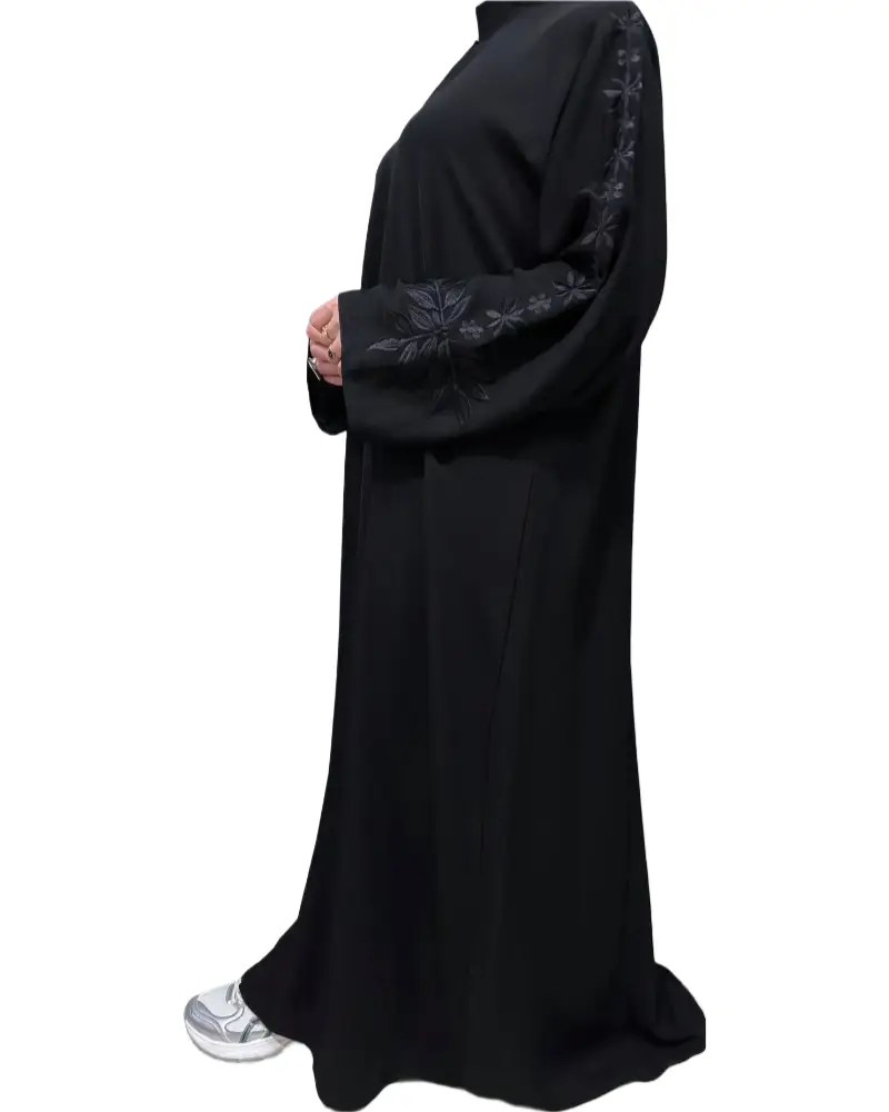 Midnight Bloom Abaya
