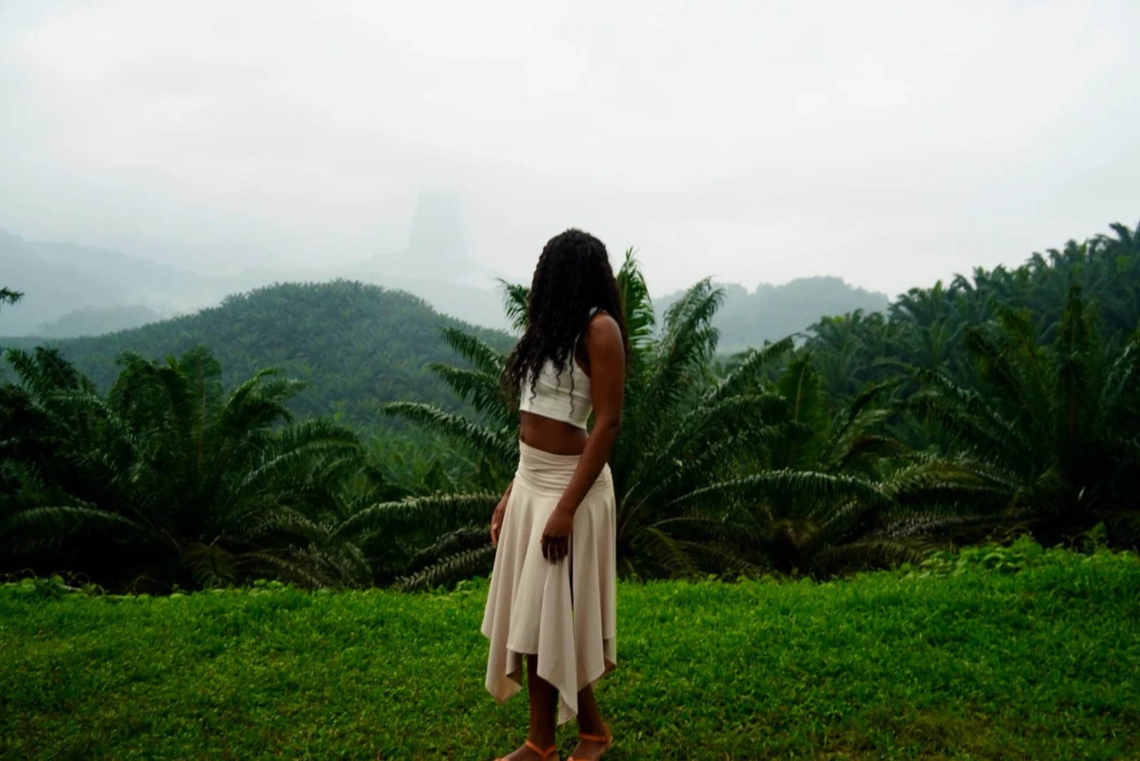 São tomé pico grande mountain
