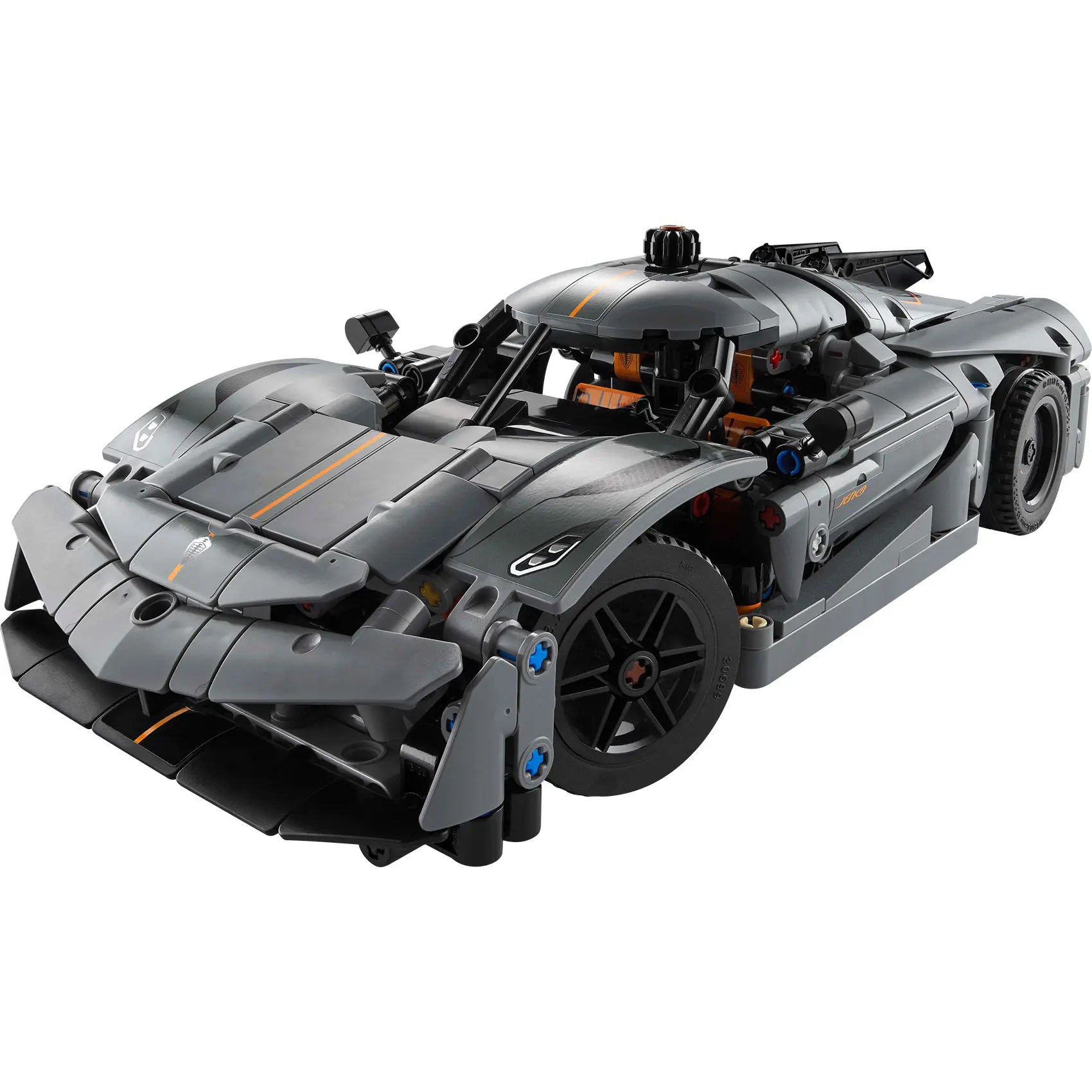 Alternative view of LEGO® Technic 42173 Koenigsegg Jesko Absolut sivi hiperautomobil