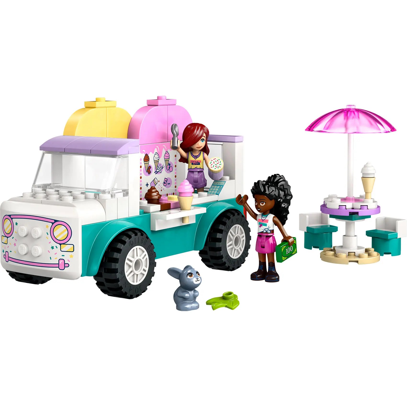 Alternative view of LEGO® Friends 42644 Kamion sa sladoledom u Medenom gradu