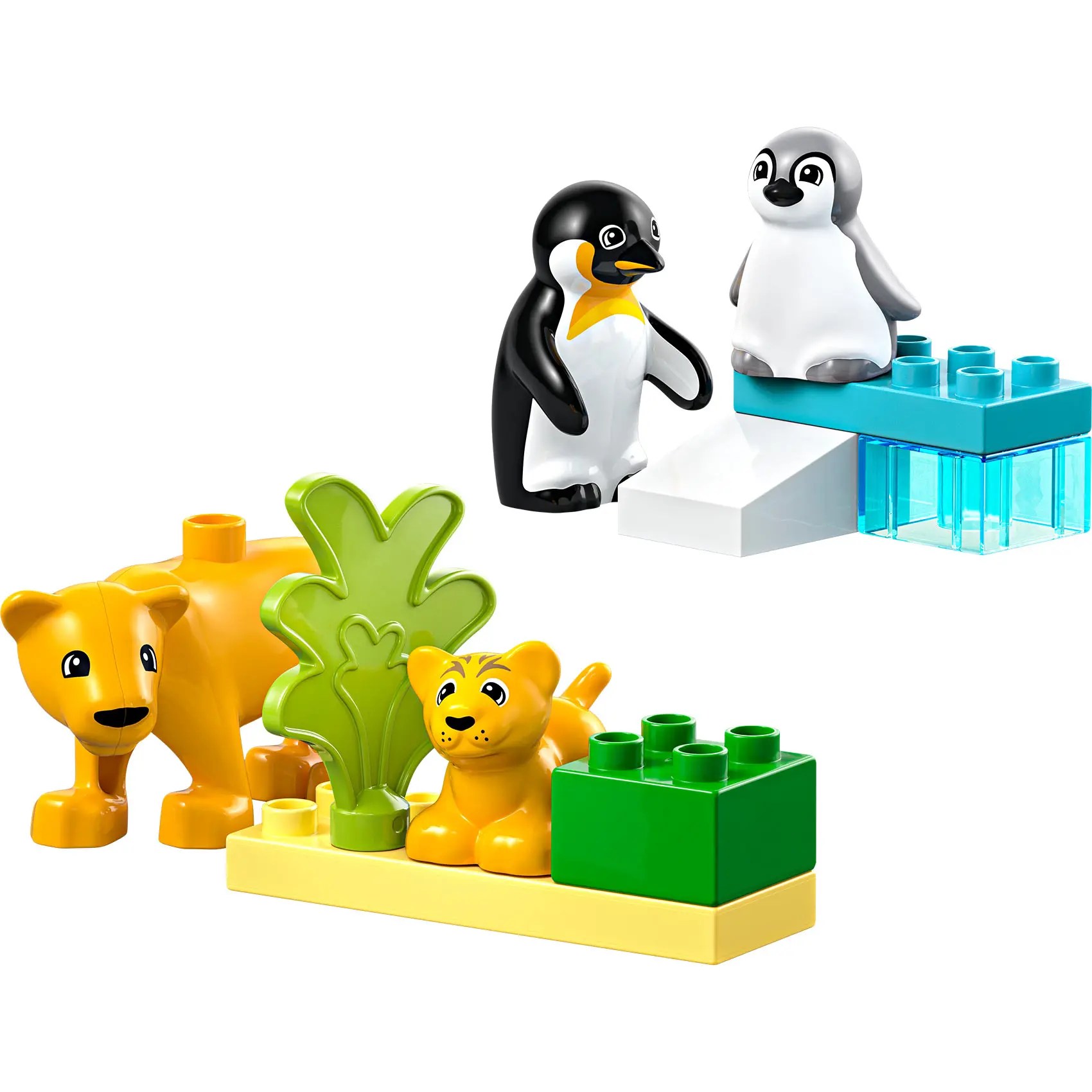 Alternative view of LEGO® DUPLO® 10442 Porodice divljih životinja: pingvini i lavovi