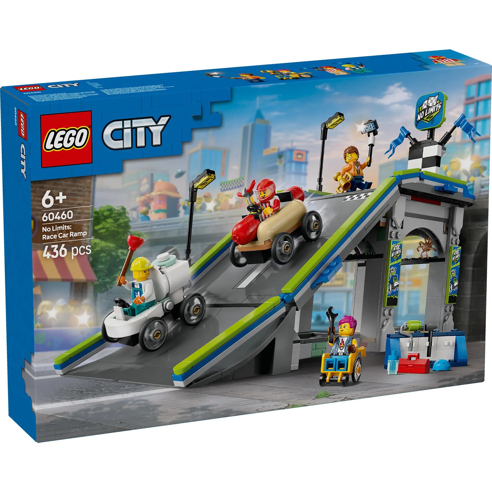 LEGO® City 60460 Bez ograničenja: Rampa za trkačka vozila