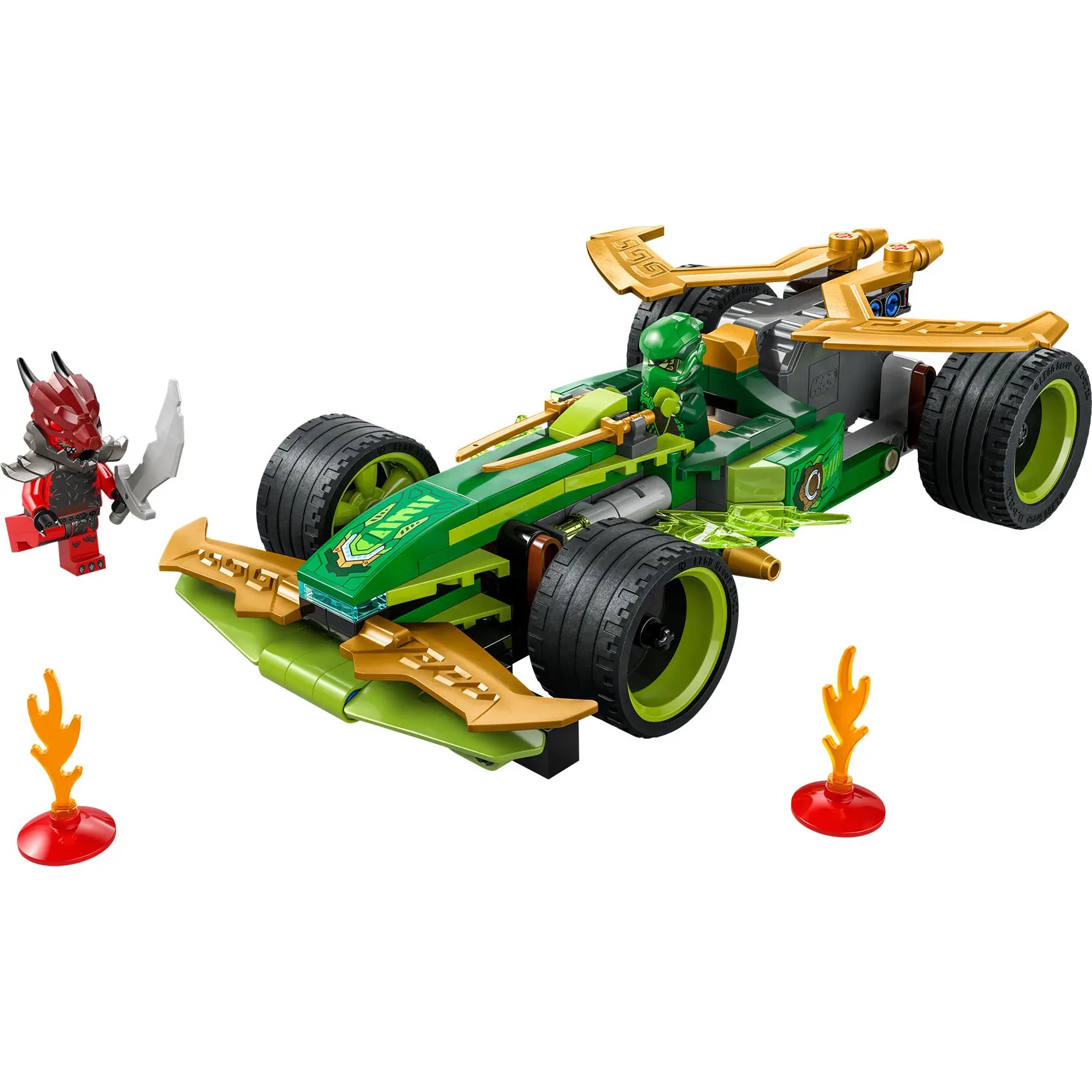 Alternative view of LEGO® Ninjago 71828 Lojdov trkački automobil na povlačenje