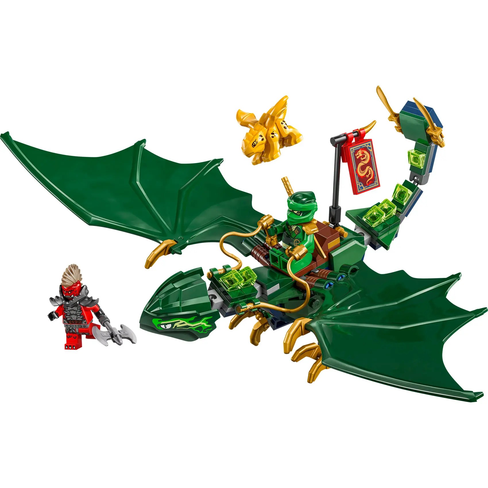 Alternative view of LEGO® Ninjago 71829 Lojdov zeleni šumski zmaj