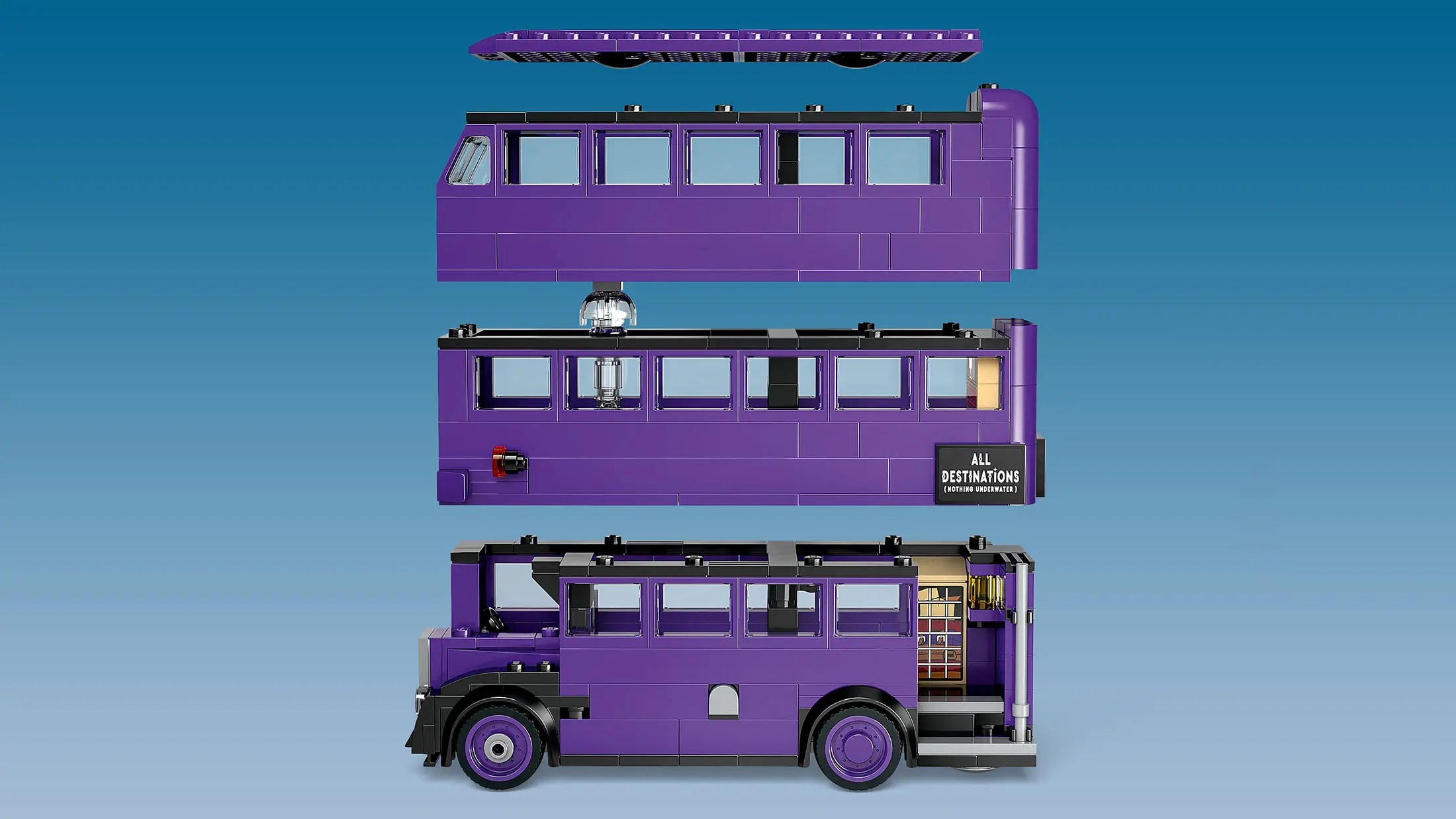 Alternative view of LEGO® Harry Potter 76446 Avantura u noćnom viteškom autobusu