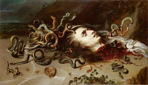 "Head of Medusa" by Rubens