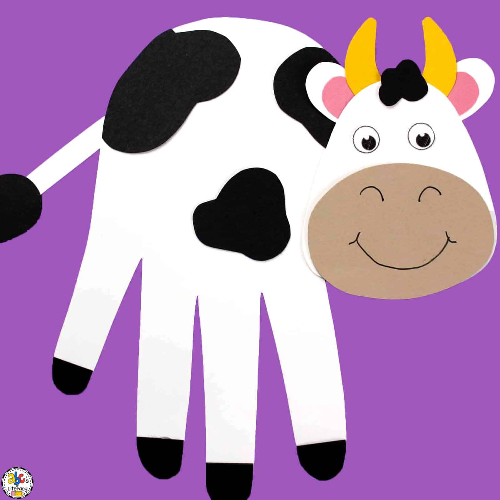 Cow Template Preschool