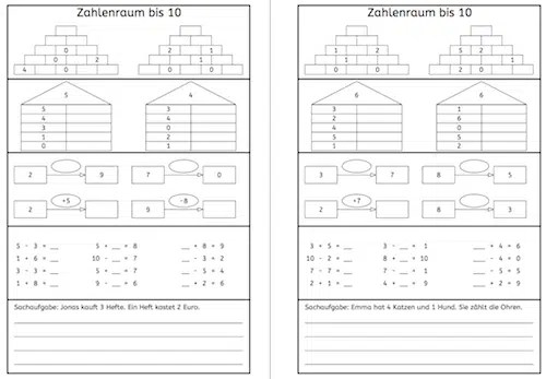 Lernen sie jetzt die uhr lesen und uhrzeiten berechnen mit unserer neuen uhr . Zahlenraum bis 10: Vertiefung