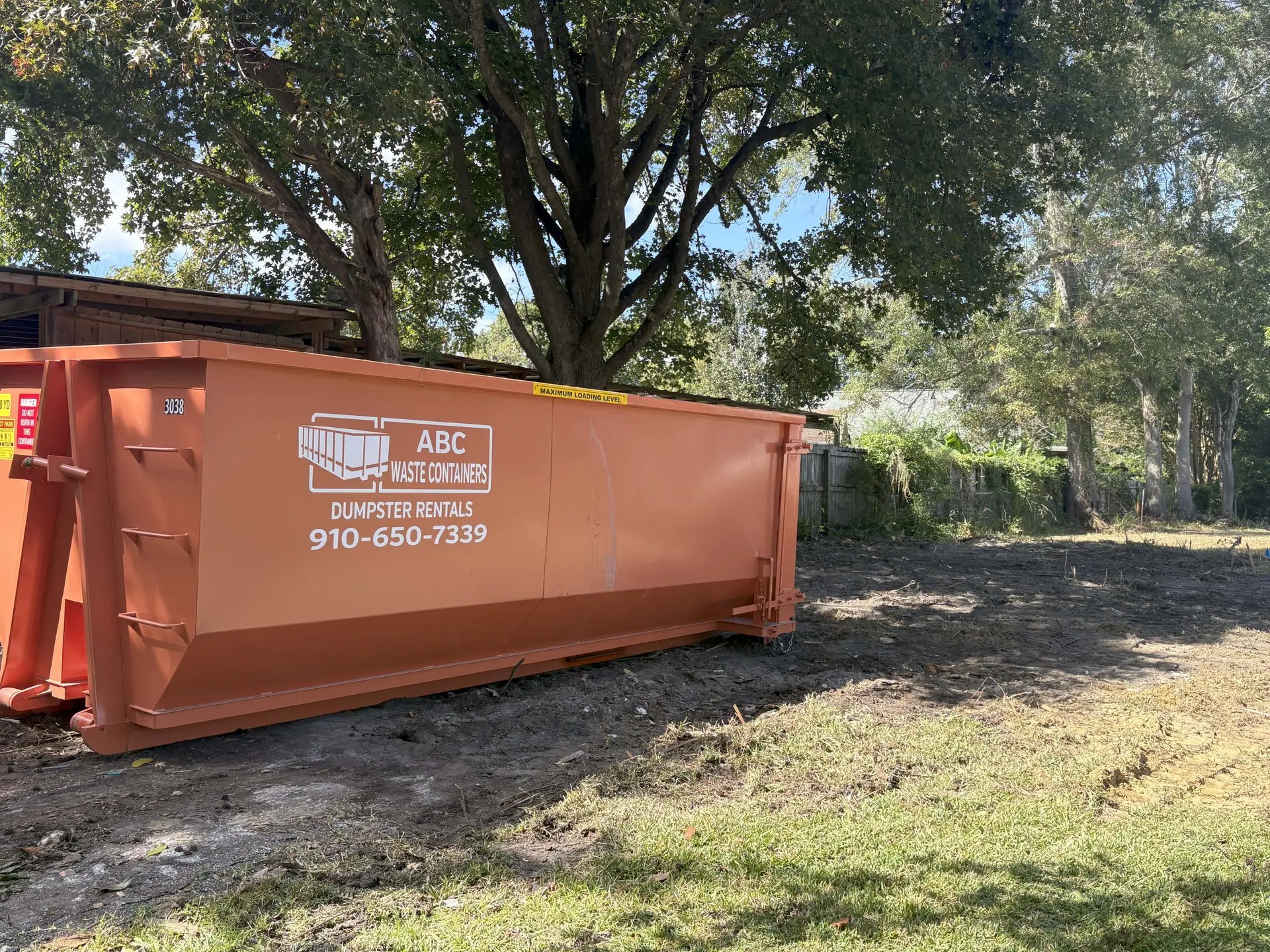 30-Yard Dumpster Rental at Customer Site – ABC Waste Containers