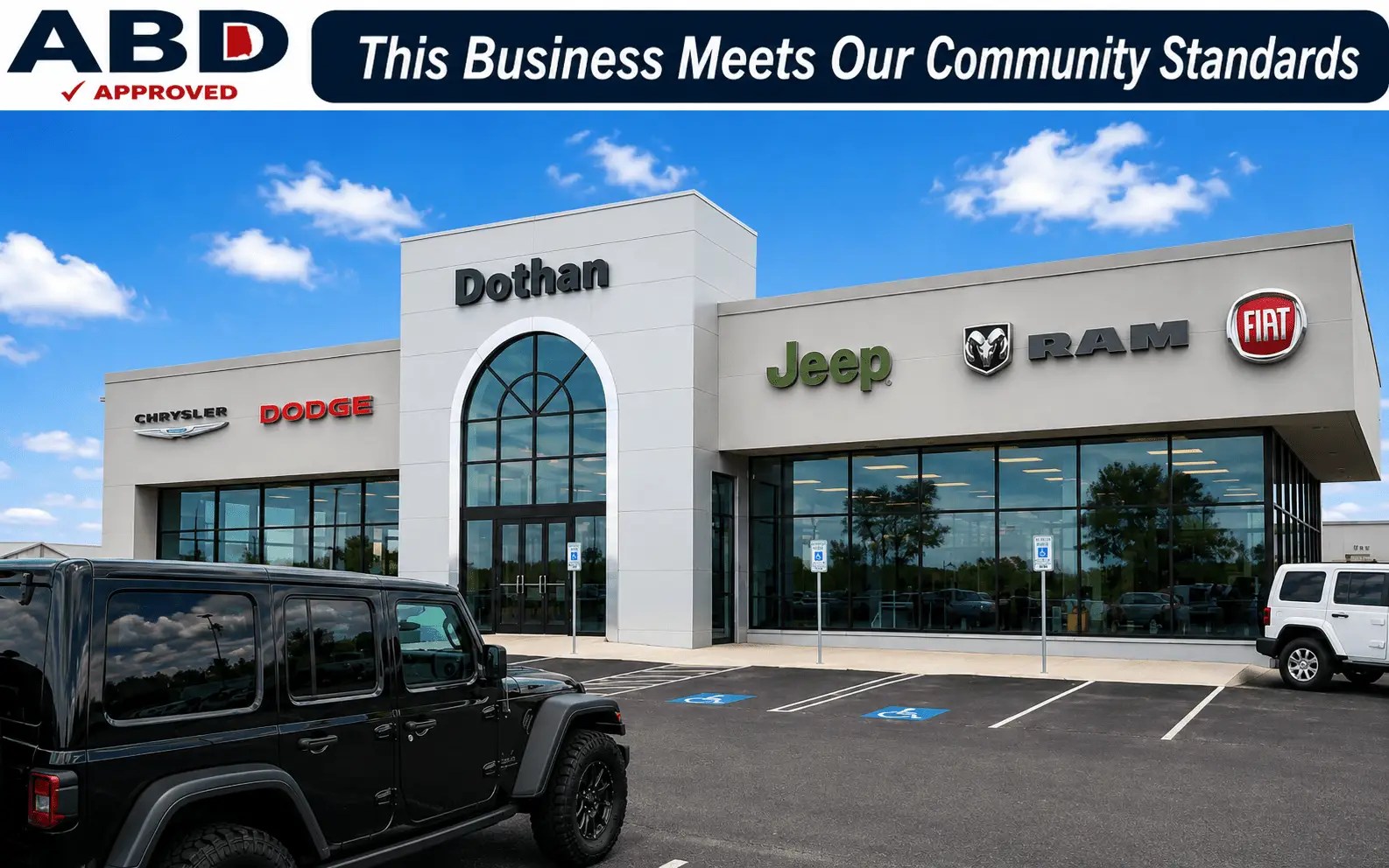 Dothan CDJR: Dothan, AL. ABD Approved.