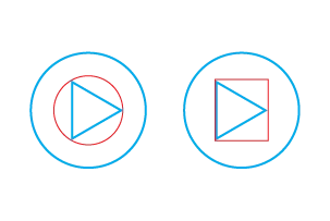 area alignment vs. center edge alignment