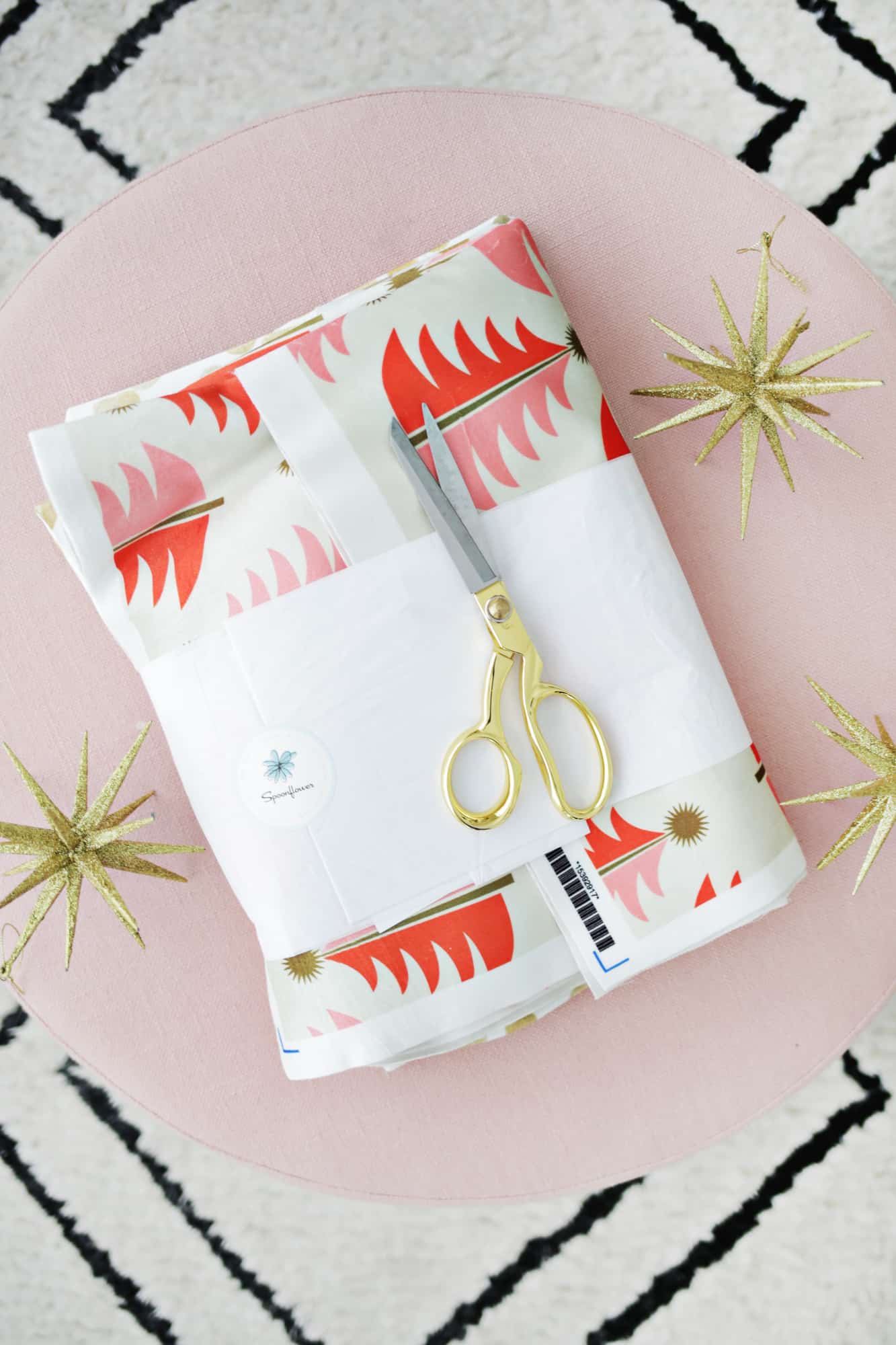 Reversible tree skirt diy