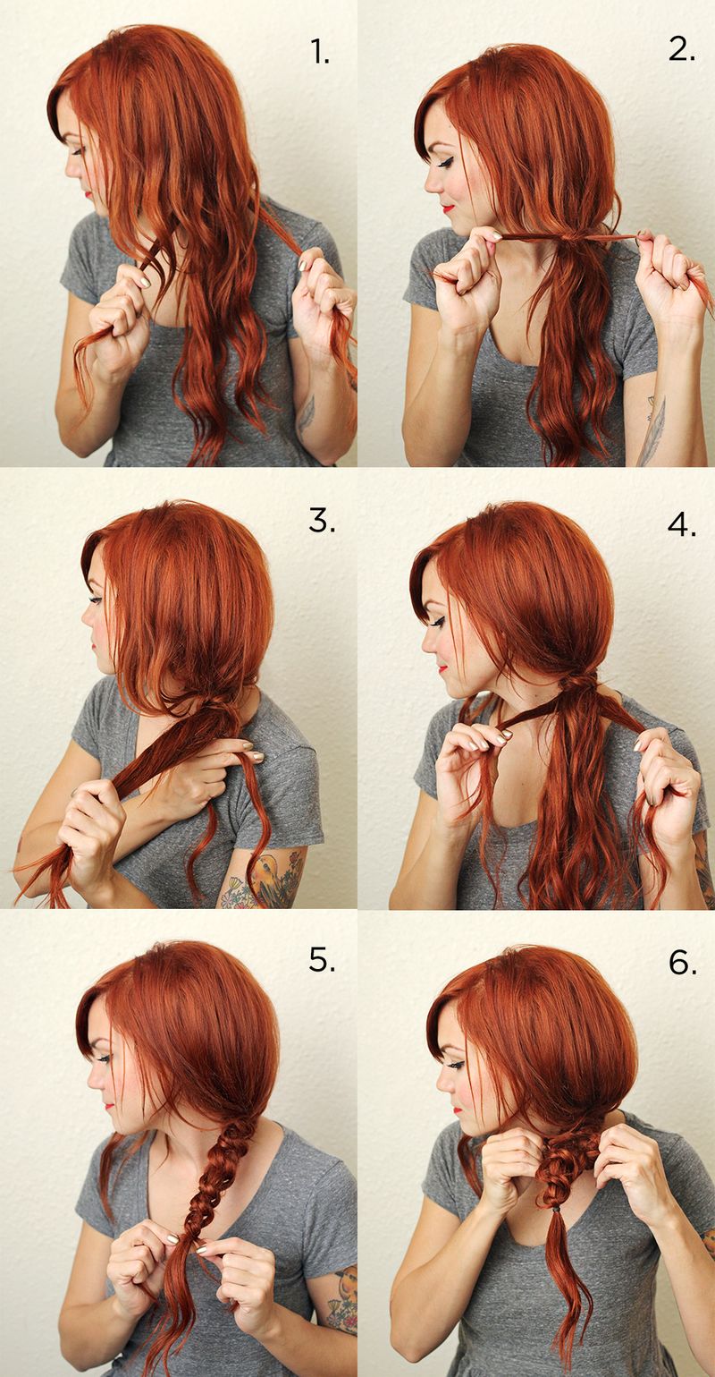 How to style a simple knot braid