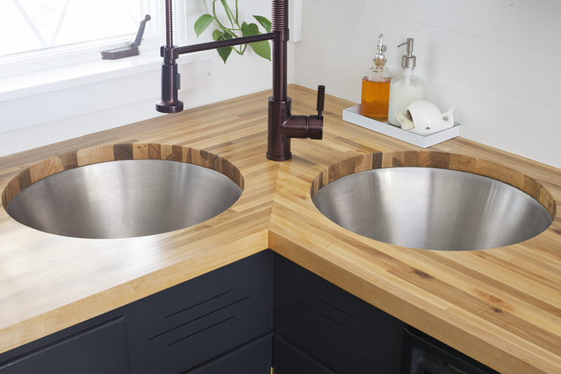 How to install undermount sink to granite? Installing Butcher Block Counters With An Undermount Sink A Beautiful Mess