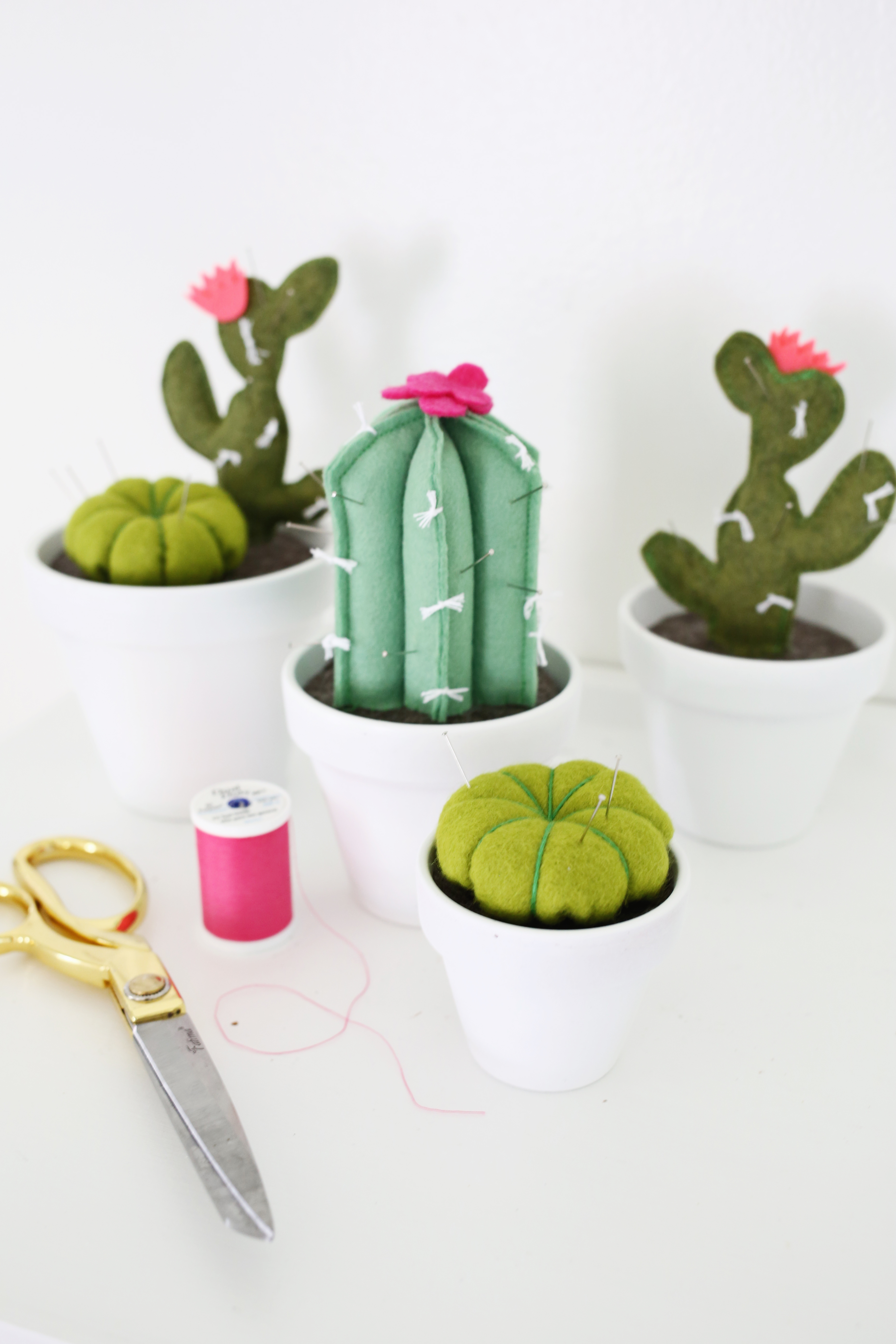 With just a few items you can design your own notepads for friends, family or yourself. Cactus Pincushion Diy A Beautiful Mess