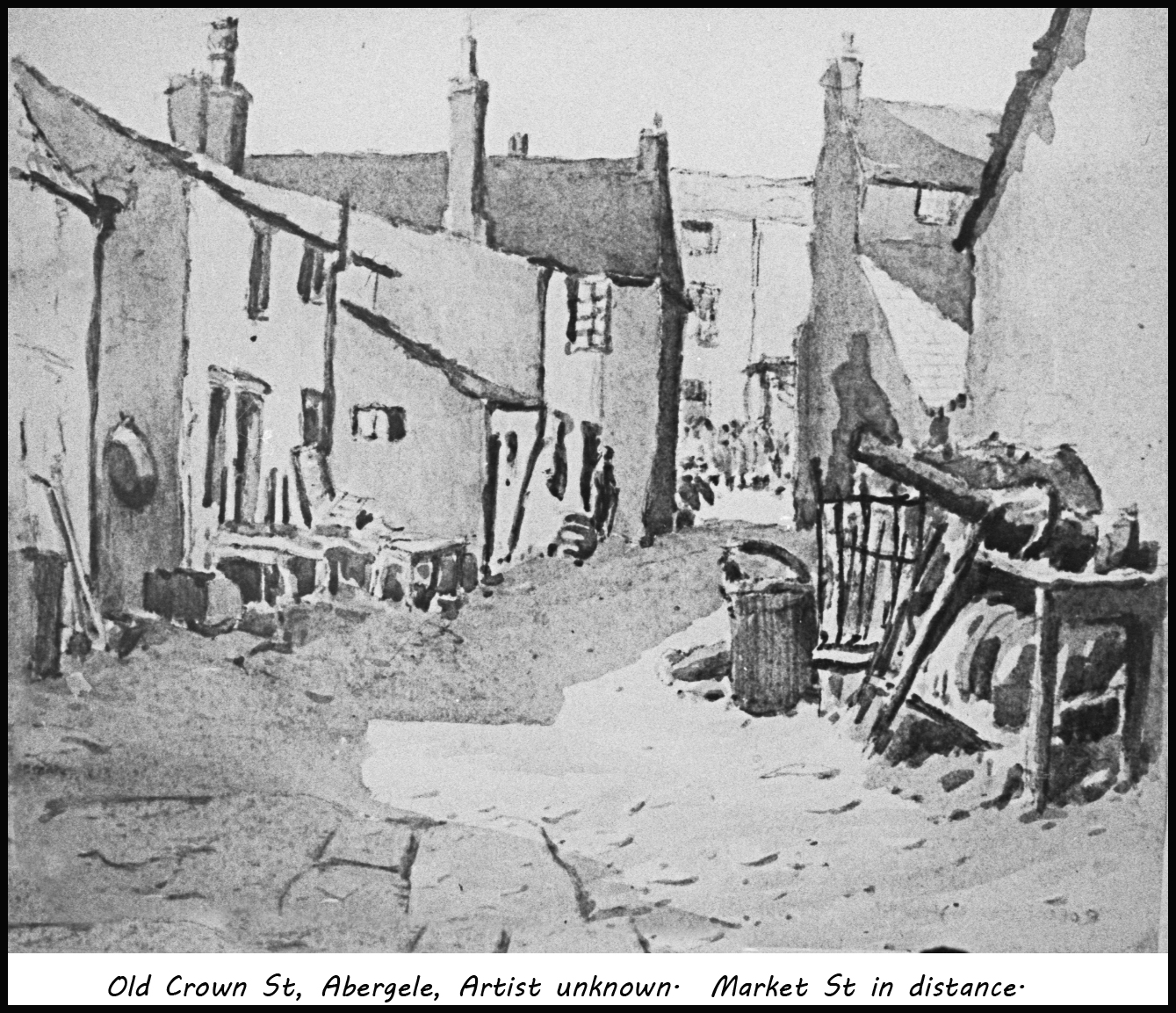 Rare picture of Crown St, Abergele.