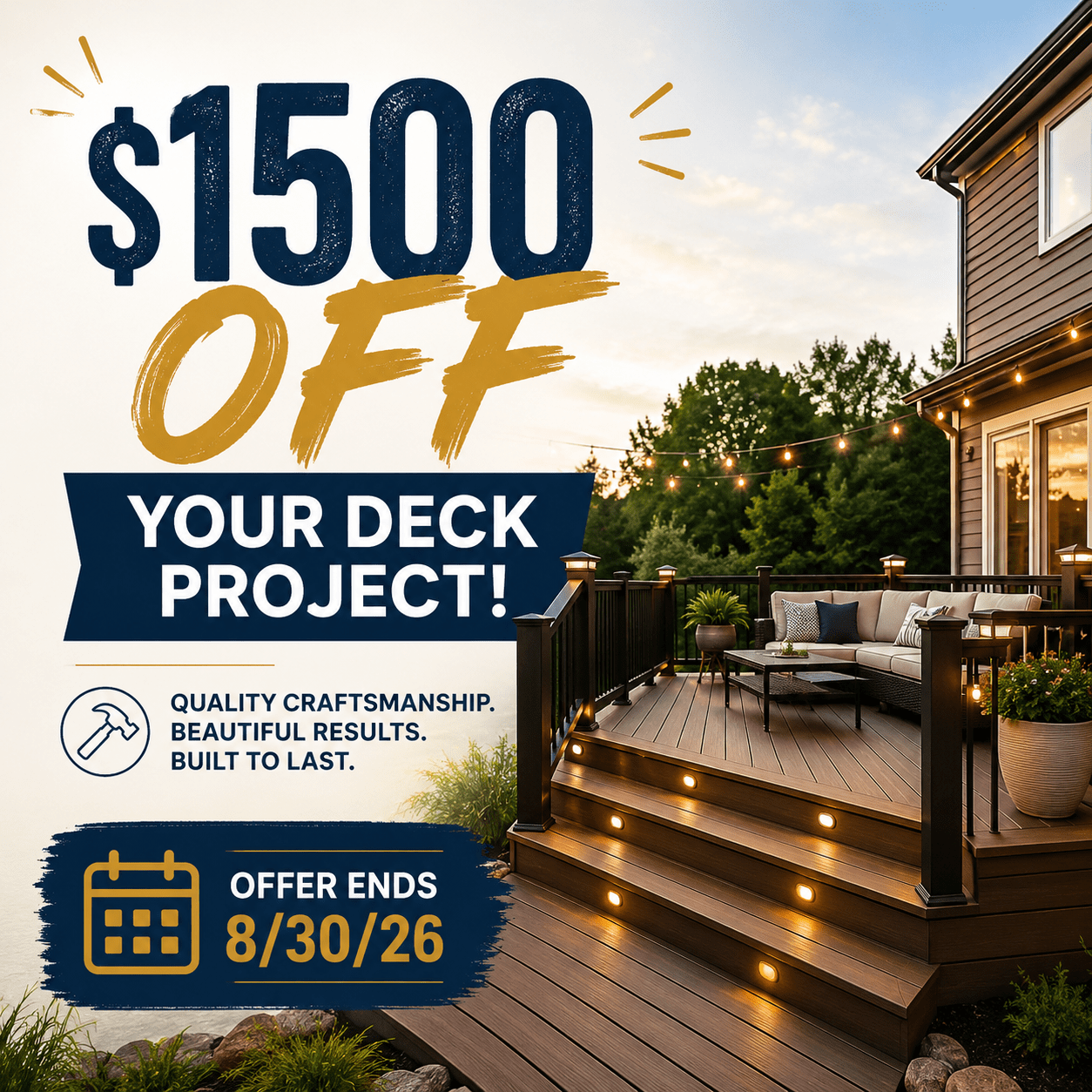 Deck discount
