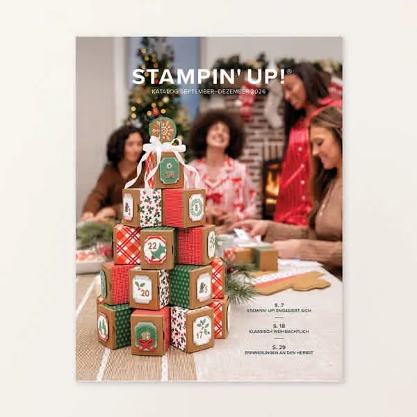 Cover des aktuellen Stampin’ Up! Minikatalogs September–Dezember 2026.