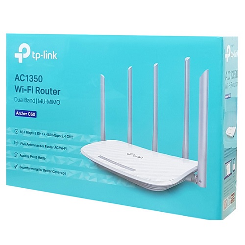 Tp Link Ac1350 Wireless Dual Band Router Archer C60 Abidex Computers