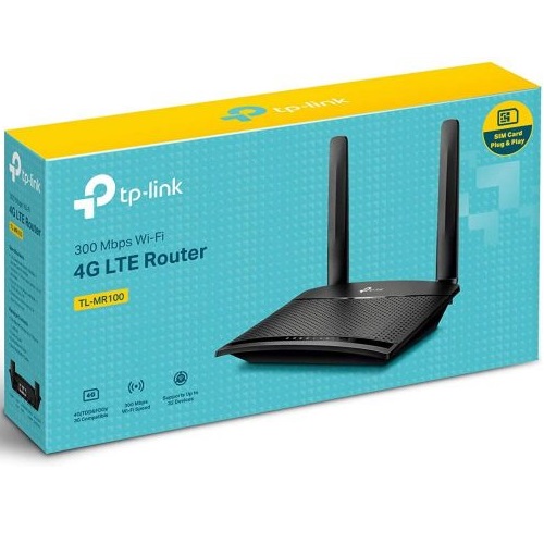 Tp Link 300 Mbps Wireless N 4g Lte Router Tl Mr100 Abidex Computers
