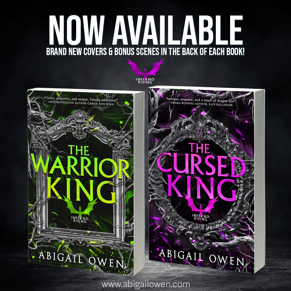 New Releases | The Warrior King & The Cursed King – Author Abigail
