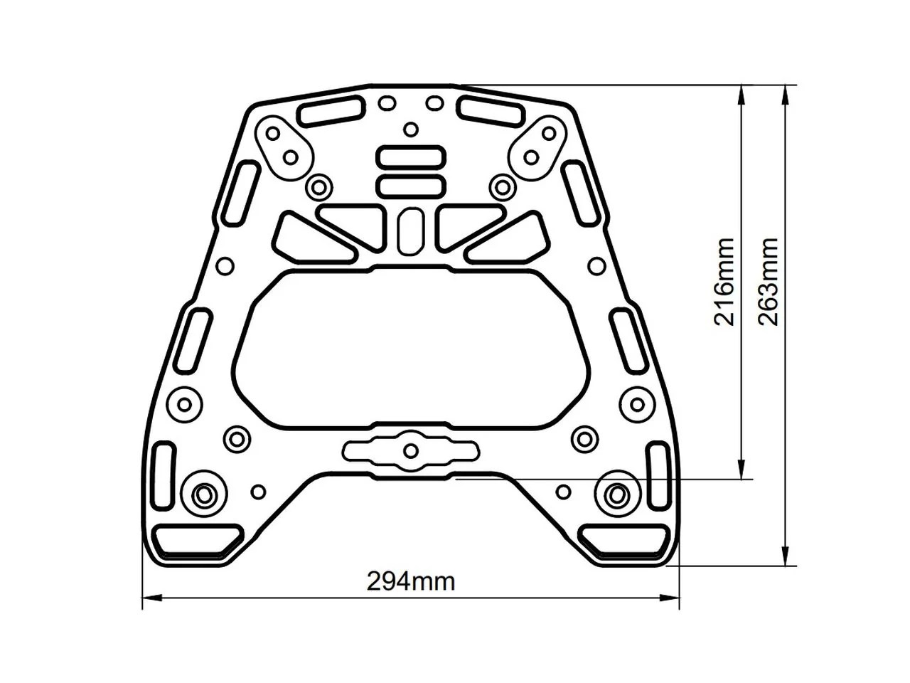 PERUN MOTO Ducati DesertX Top Luggage Rack Gen2 | A Bike Thing