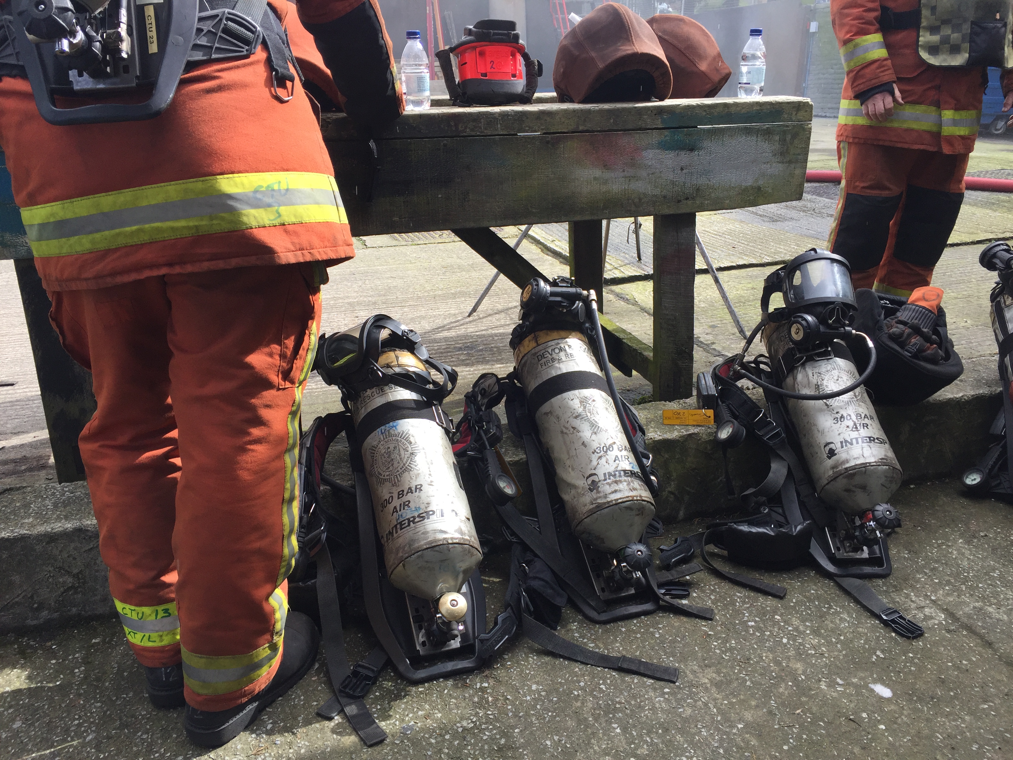 Breathing Apparatus fire fighting STCW camels head fire station super yacht training learning