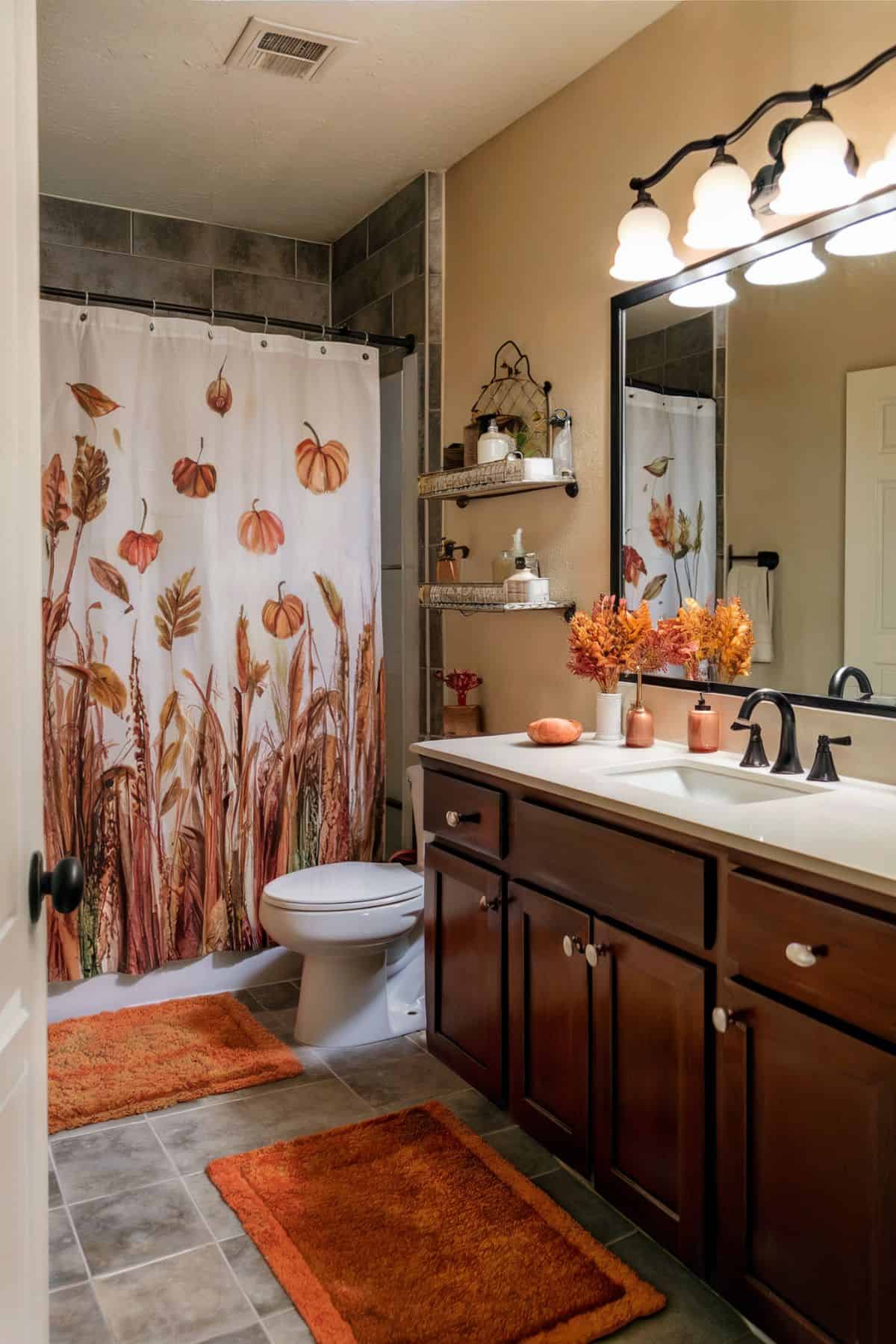 15+ fall bathroom decor ideas for a cozy autumn season