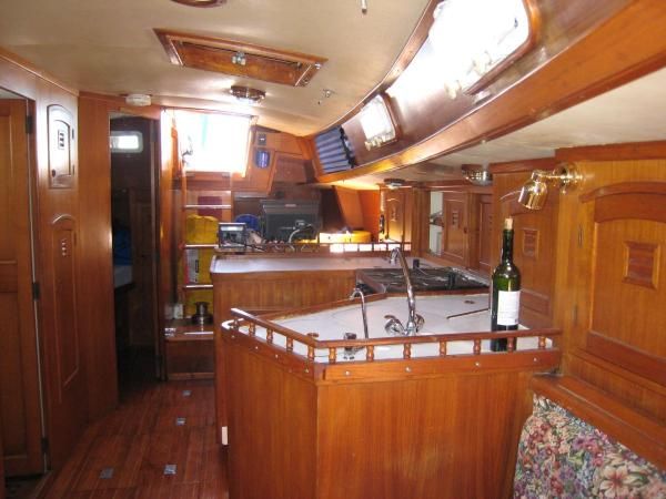 Looking aft from the salon