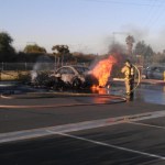 The blaze. Clay's truck is in the right hand corner of the picture.