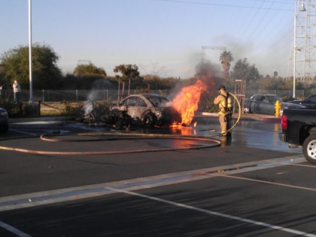 The blaze. Clay's truck is in the right hand corner of the picture.