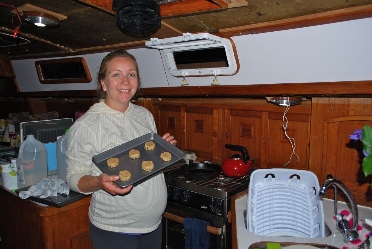 Home baked cookies Aboard Astraea!