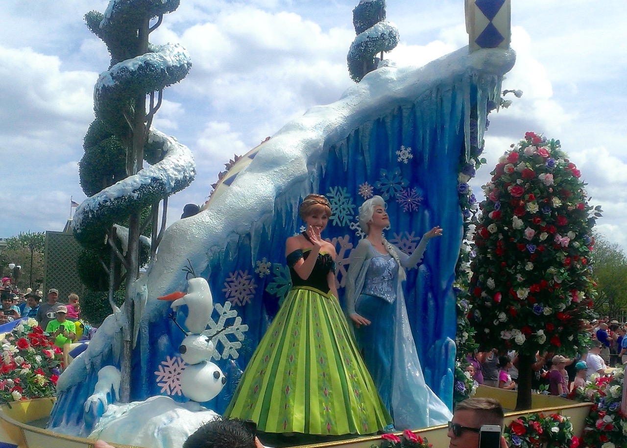Anna, Elsa and Olaf